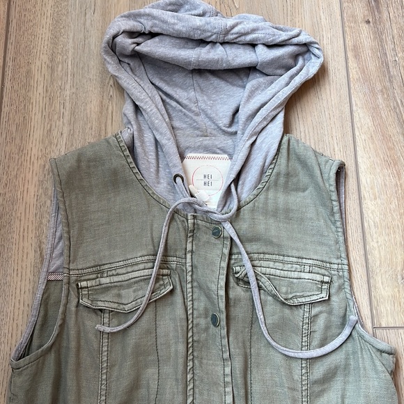 Anthropologie Hei Hei Green Vest - Picture 2 of 12